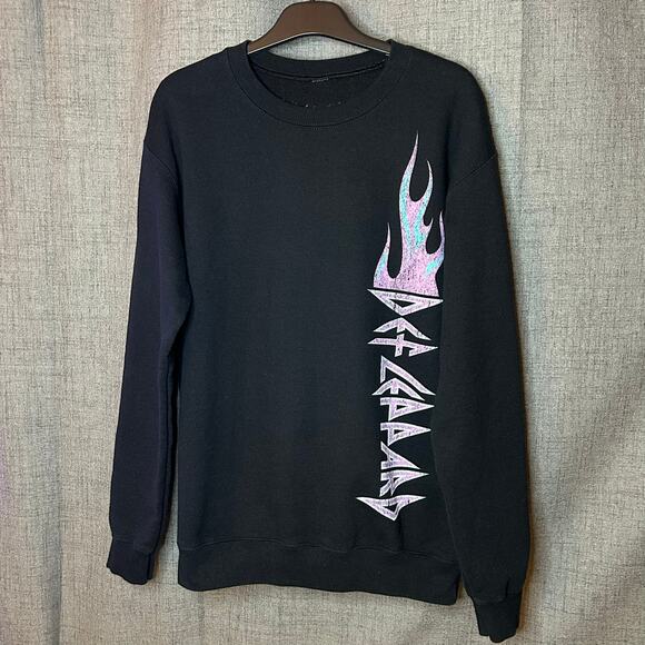 Def Leppard Crewneck Sweatshirt Men's Size Small - Picture 1 of 4